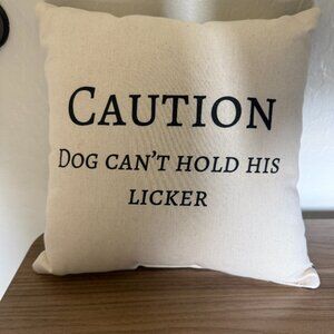 Decorative Throw Pillow for Pet Lovers NWOT